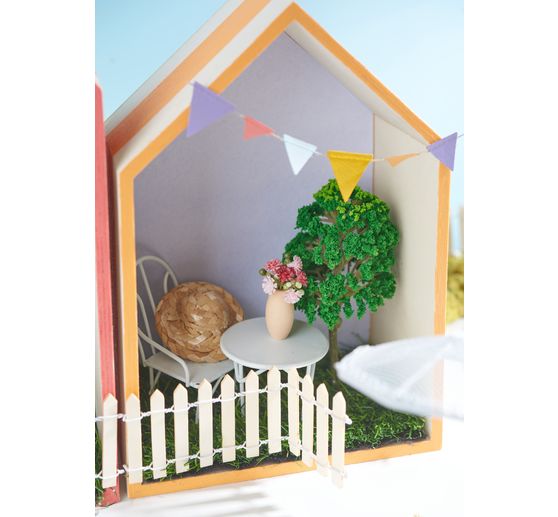 Wooden shelf "House", set of 2