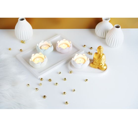 Silicone casting mould "Bowl lotus flower"