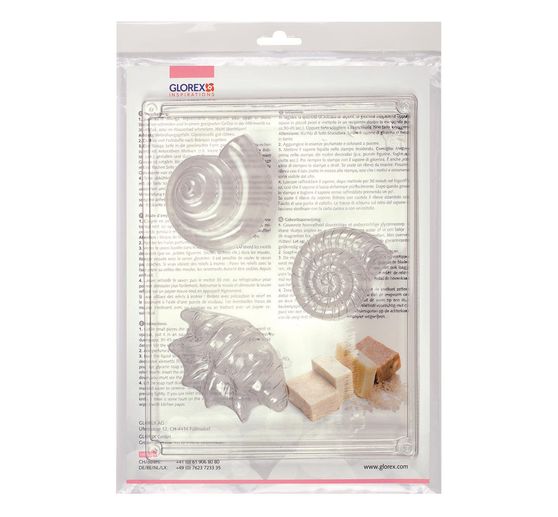 Casting mould "Sea shell- Trio"