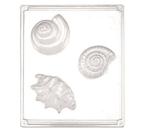 Casting mould "Sea shell- Trio"