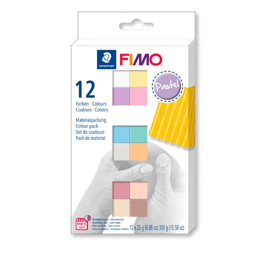 Confezione di materiali morbidi FIMO "Colori pastello".