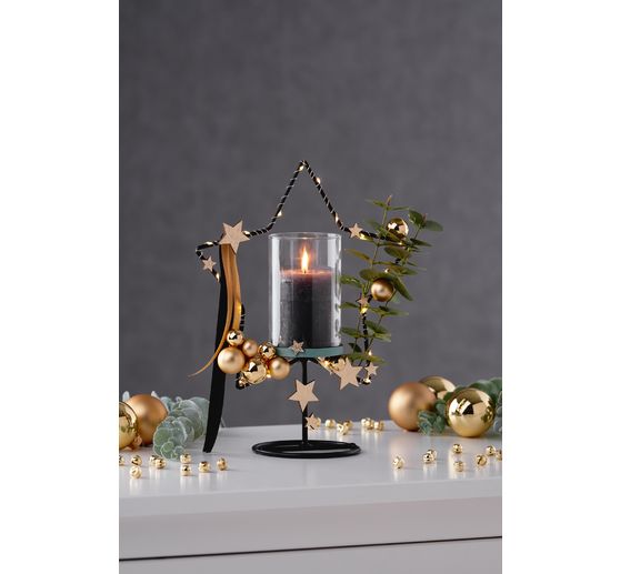 Christmas balls made of glass on wire, 36 pieces, Ø 20 / 25 / 30 mm