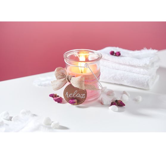 VBS Glass lantern with metal bracket