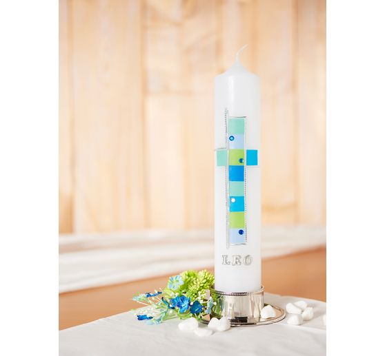 Decorating wax plates "Pastel colours", 10 x 10 cm