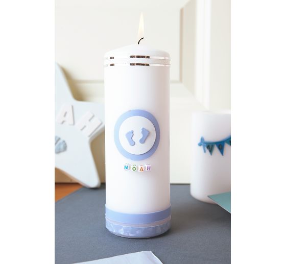 Pillar candle flat head 200/70mm