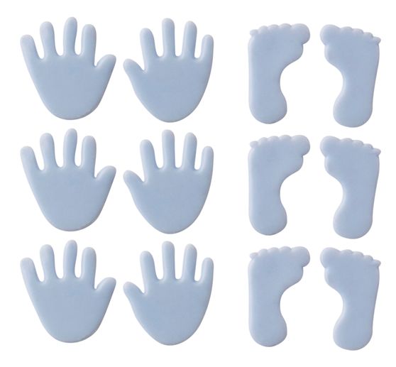 Wax motif "Hands and feet"