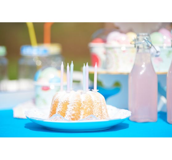 Birthday candles with holder