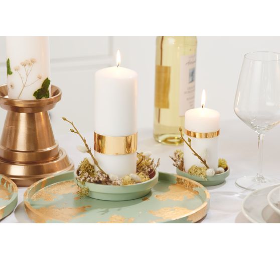 Pillar candle flat head 120/60mm