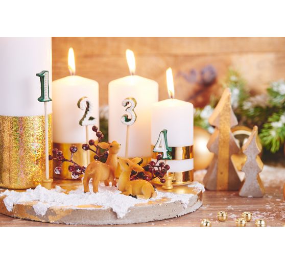 Pillar candle flat head 120/60mm