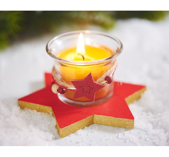 VBS Tea light jars "Curved", 2 pieces