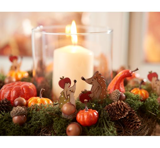 Pillar candle flat head 120/60mm