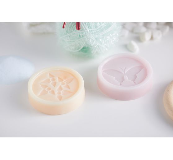 Relief inlay set "Butterfly, Flower"