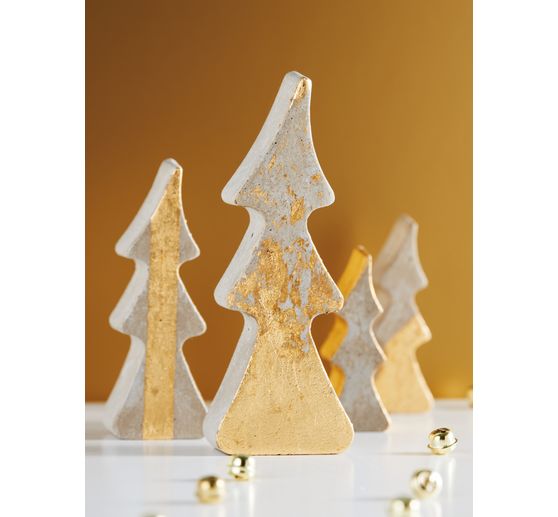 Casting mould "4 fir trees", approx. 8-16 cm