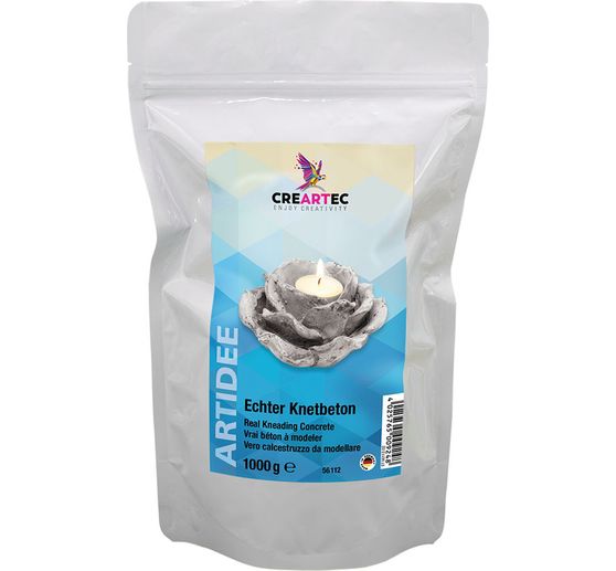 Real kneaded concrete