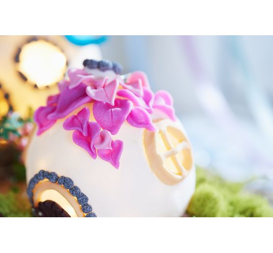 Acrylic ball with hole, Ø 10 cm