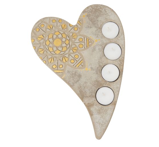 Casting mould "Heart for tea lights"