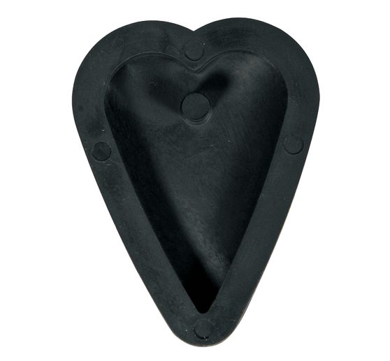 Casting mould "Decoration pendant Heart", approx. 2.7 x 3.9 cm