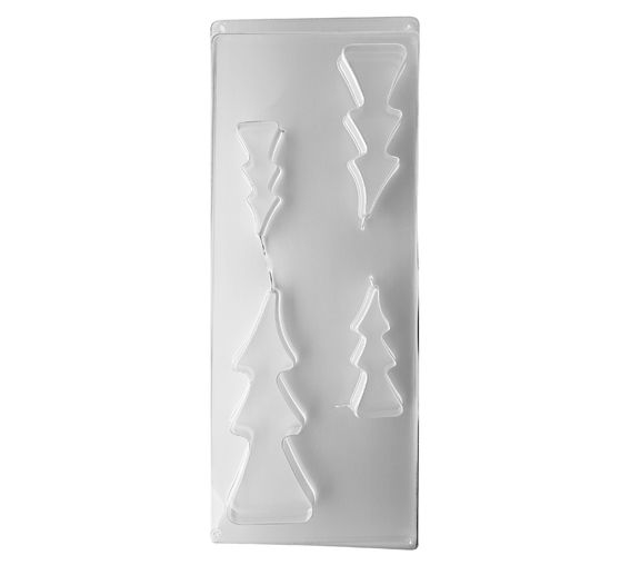 Casting mould "4 fir trees", approx. 8-16 cm
