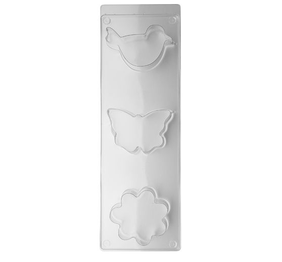 Casting mould "Bird, butterfly, flower"