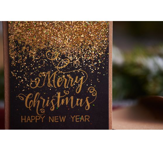 double cards with envelopes "Kraft paper", DIN A6, 50 pieces