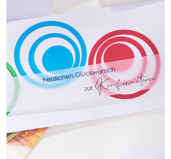 Double cards with envelopes "DIN long", 50 pieces