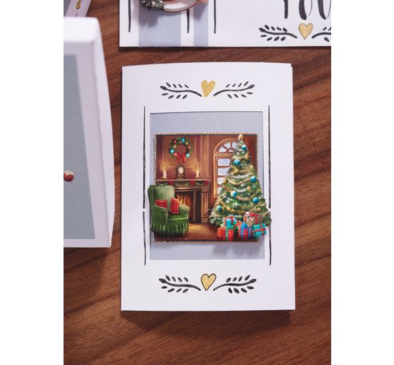 3D punched sheet book "Christmas Village" 