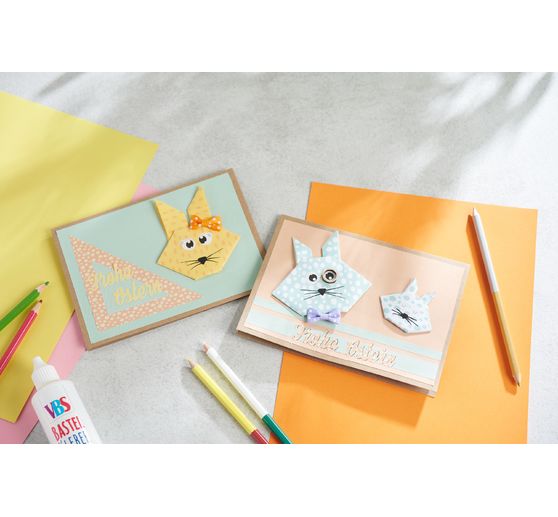 Double cards with envelopes "Kraft paper", 18 x 13 cm, 50 pieces