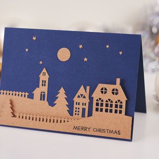 Modello di design di biglietto per Silhouette Cameo