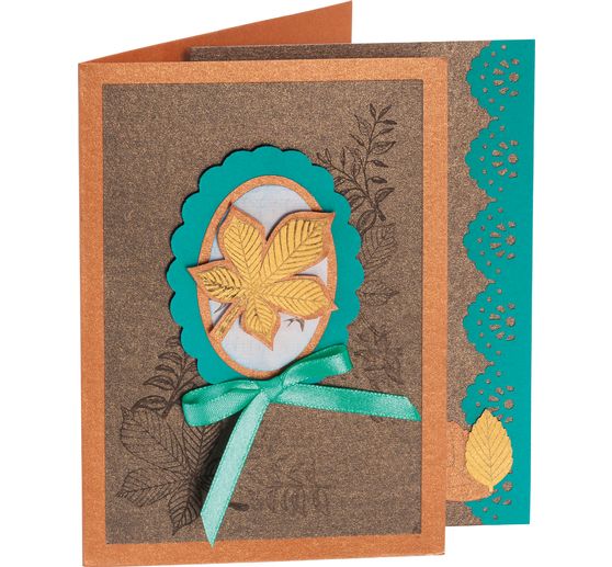 Carte doppie in madreperla "Terra", 5 pezzi