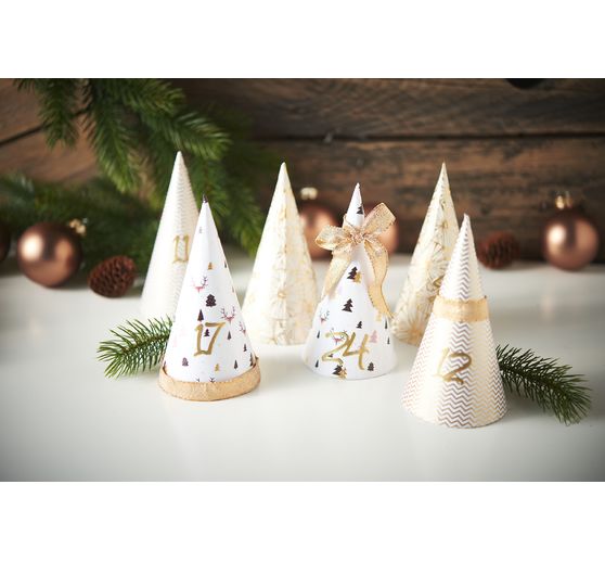 Relief sticker "Big Advent numbers"