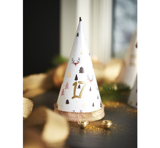 Relief sticker "Big Advent numbers"