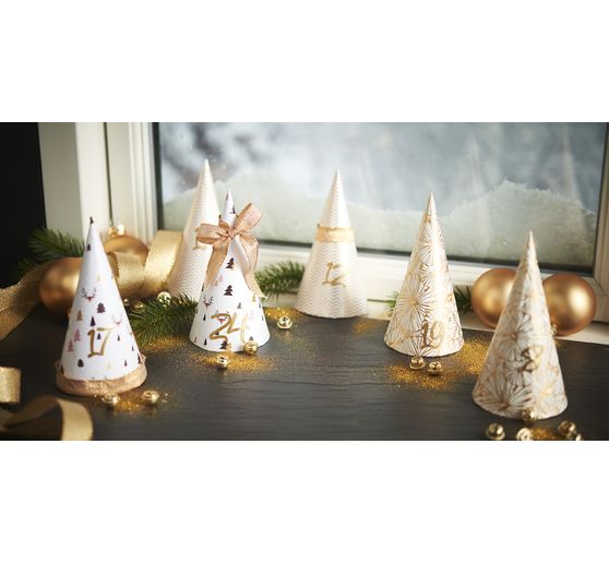 Relief sticker "Big Advent numbers"