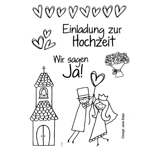 Clear Stamp Set "Wedding"