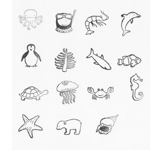 Stamp set "Zoo world"