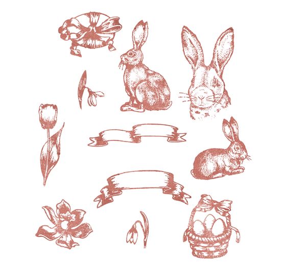 VBS Silicone stamp "Nostalgic Easter