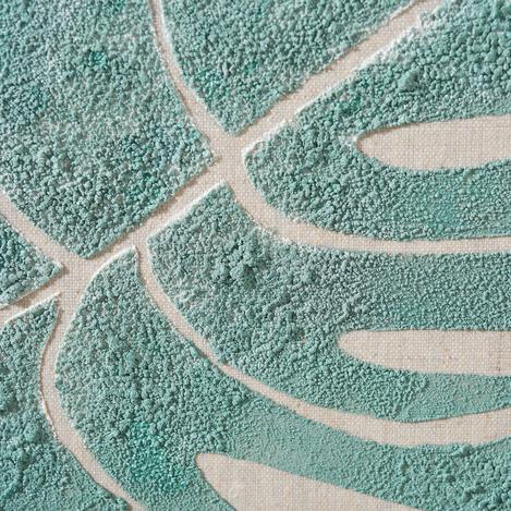 Keilrahmen mit schabloniertem Motiv