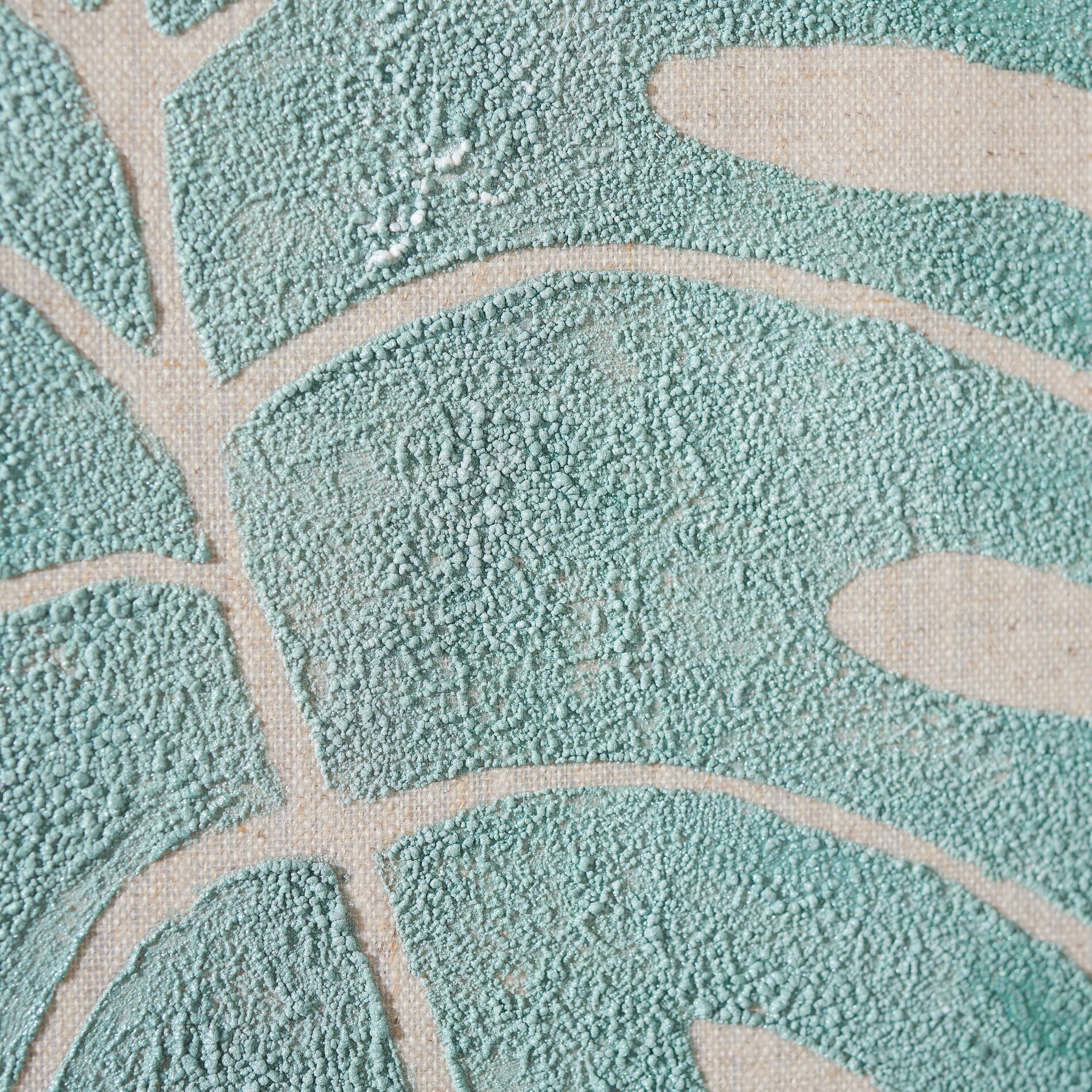 Keilrahmen mit schabloniertem Motiv