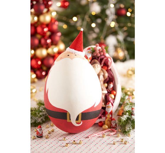 Styrofoam egg, 2 parts, 30 cm