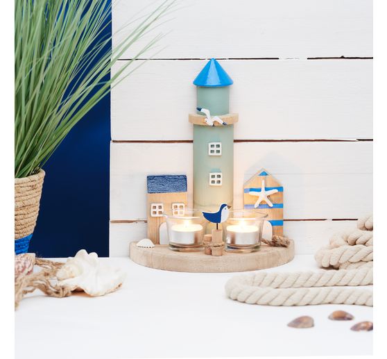 VBS Tea light jars "Curved", 2 pieces