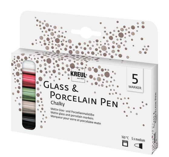 Penna in vetro e porcellana KREUL "Chalky" medium