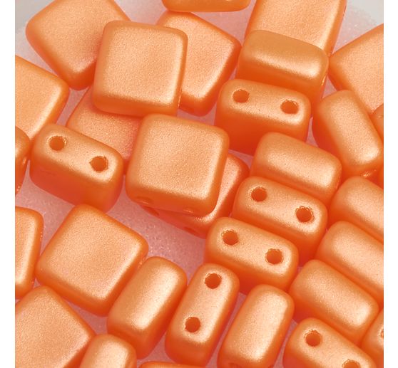 Glass bead "Square", 35 pieces