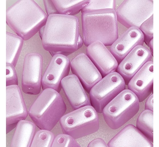 Glass bead "Square", 35 pieces