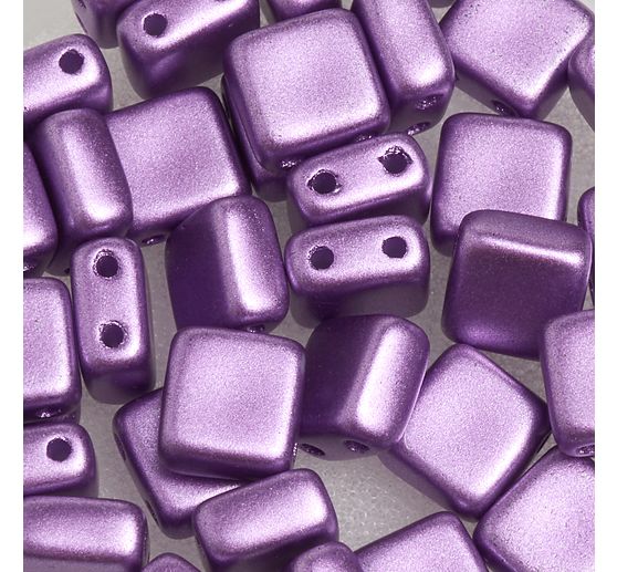 Glass bead "Square", 35 pieces