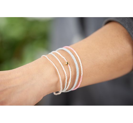 Mini-Pearl metal "Star", 6 pieces