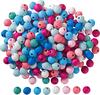 Perline di legno scanalate VBS "mix di colori", 500 g