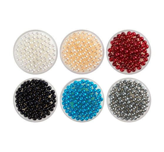 Crystal Renaissance glass wax bead, 4mm, 75 pieces