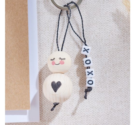 Letter beads "Black"