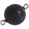 Power magnetic catch, Ø 12mm Black