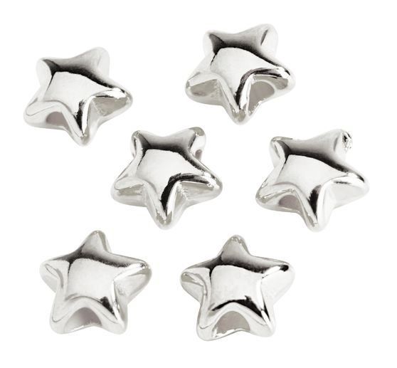 Mini-Pearl metal "Star", 6 pieces