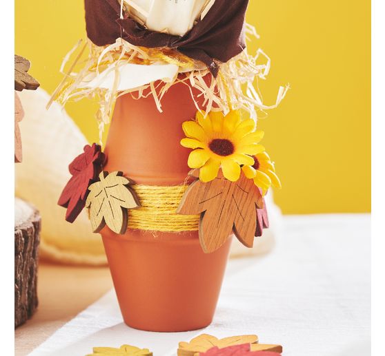 VBS Mini sunflower blossom, ca. Ø 4 cm, 50 pieces